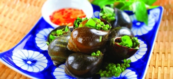 Ốc bươu nướng mắm nhĩ nhâm nhi ngày mưa - SÁNG TẠO VUI